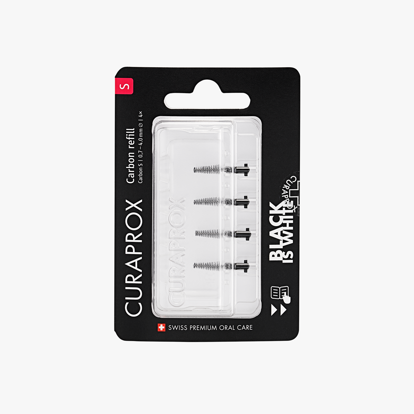 IDB Refill Carbon. size S. 4 pcs